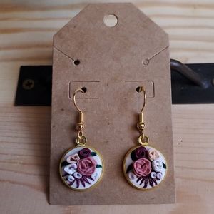 Polymer clay earrings